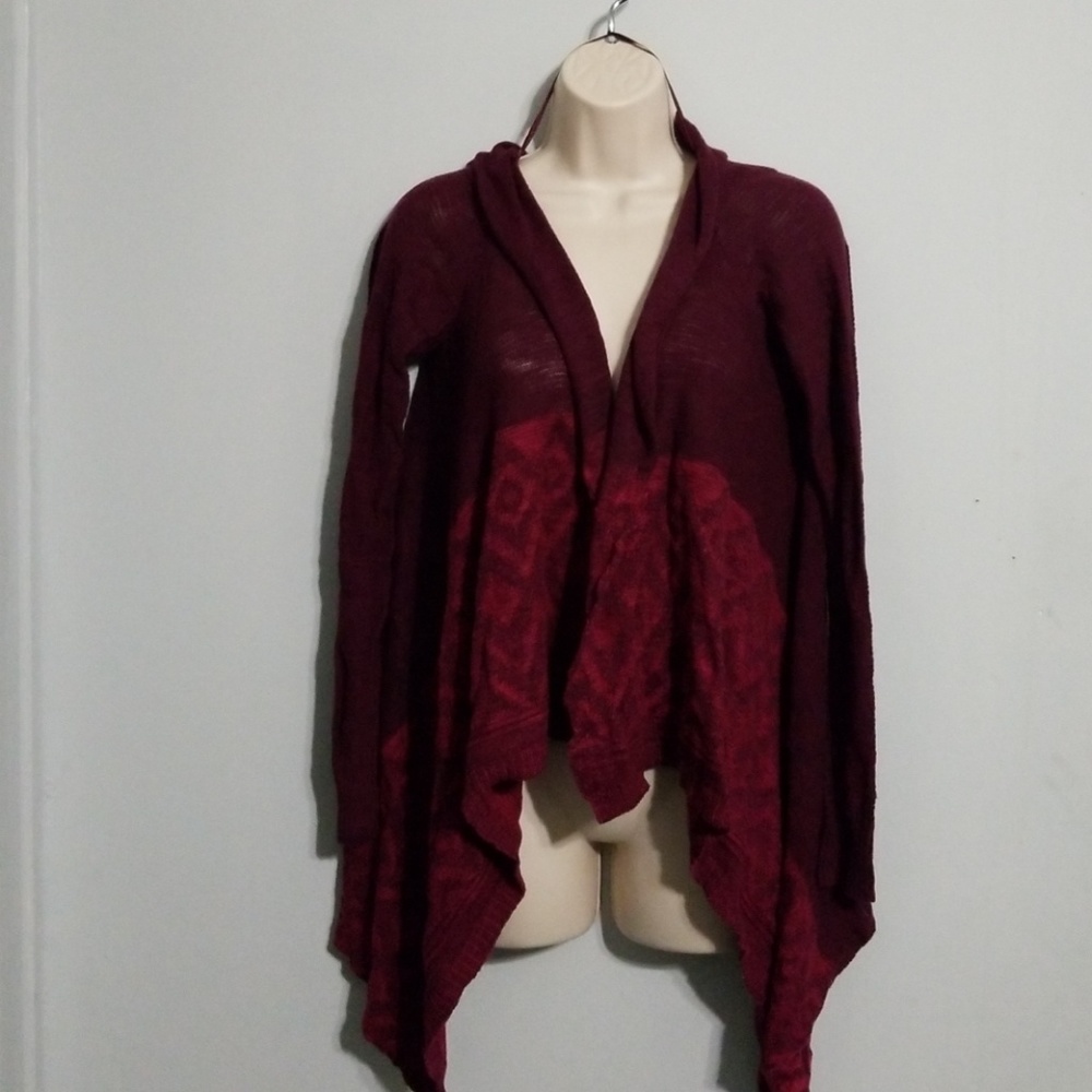 Mossimo supply co women's m waterfall cardigan